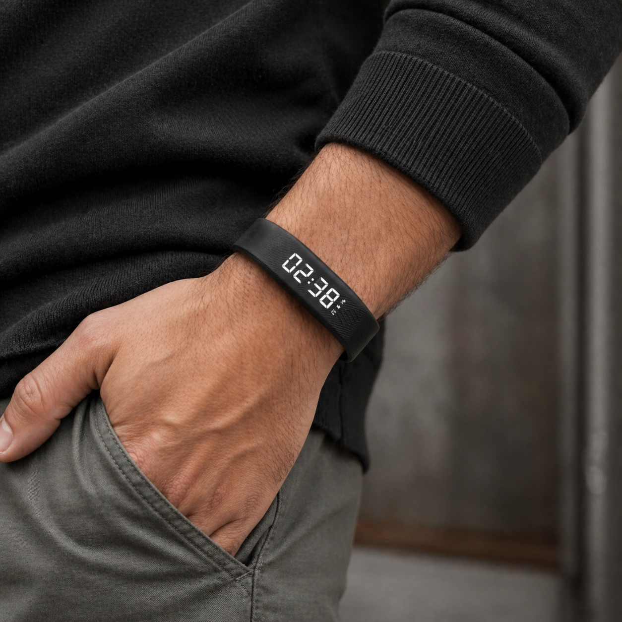 Vibration Alarm Fitness Band